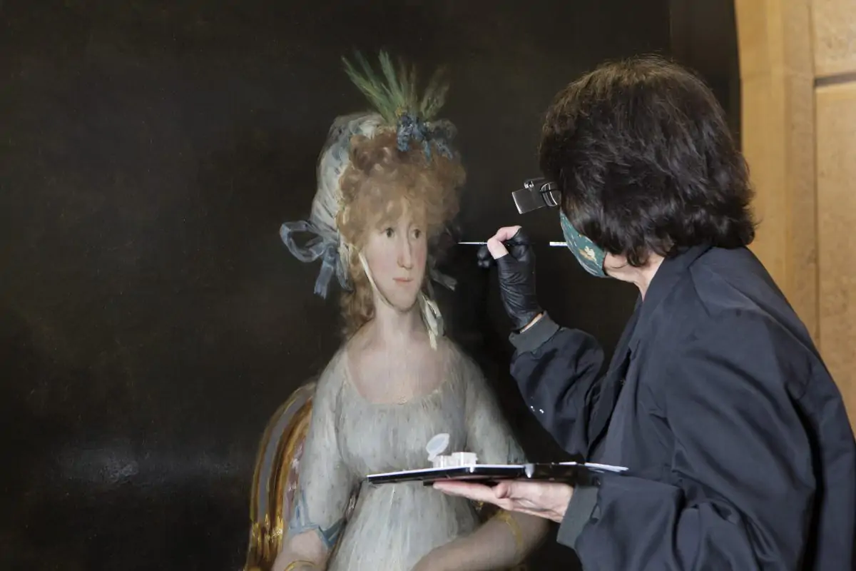 El Museo del Prado expone La condesa de Chinchón de Goya tras su restauración
