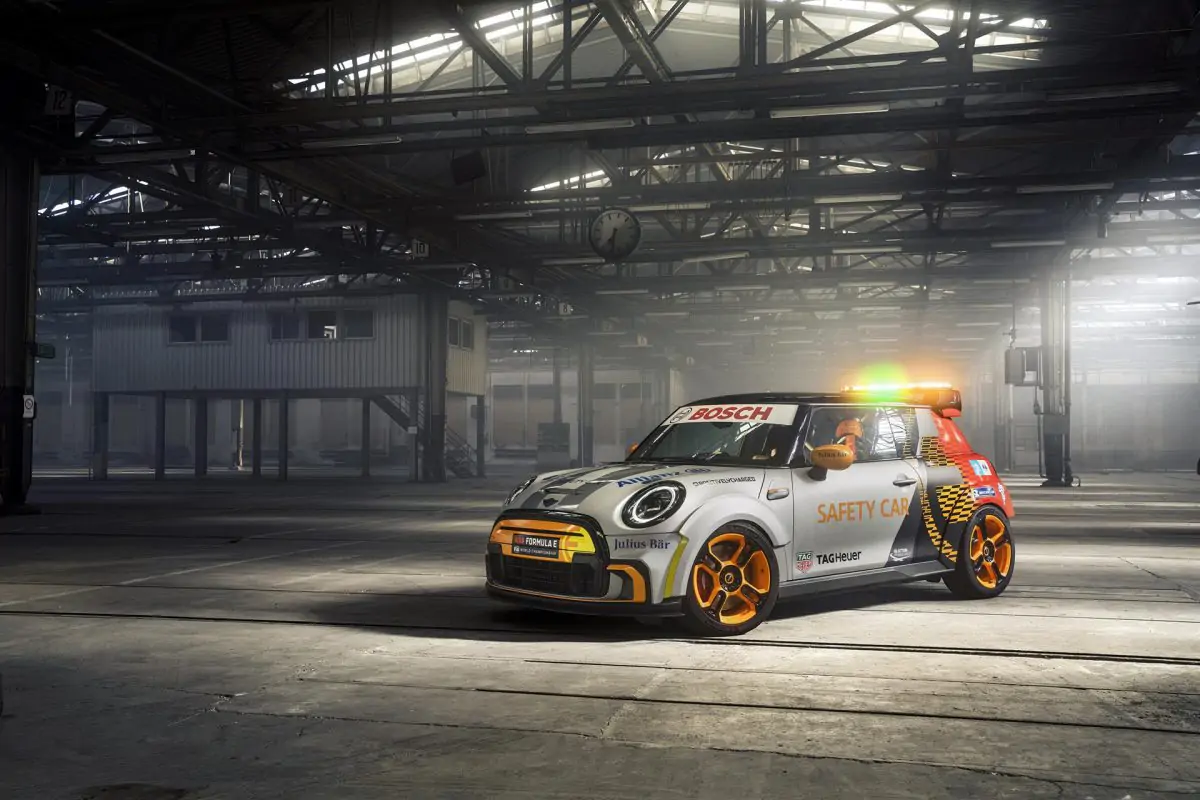 El Mini Electric Pacesetter será el Safety Car de la Fórmula E