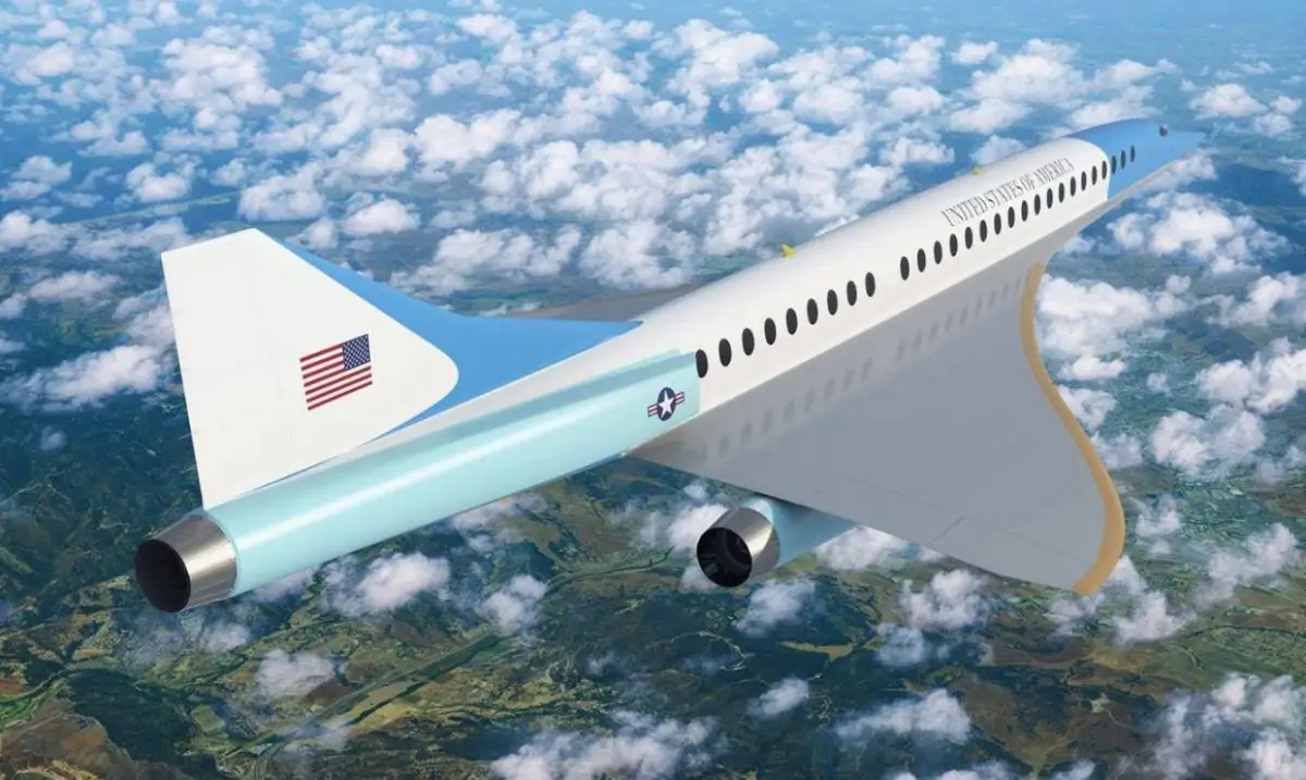 El proyecto del jet presidencial supersónico de EE.UU.