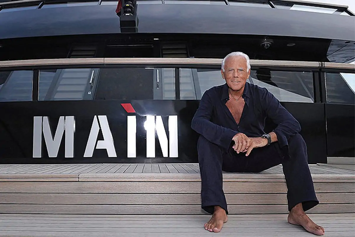 Giorgio Armani y The Italian Sea Group diseñan un nuevo yate de lujo