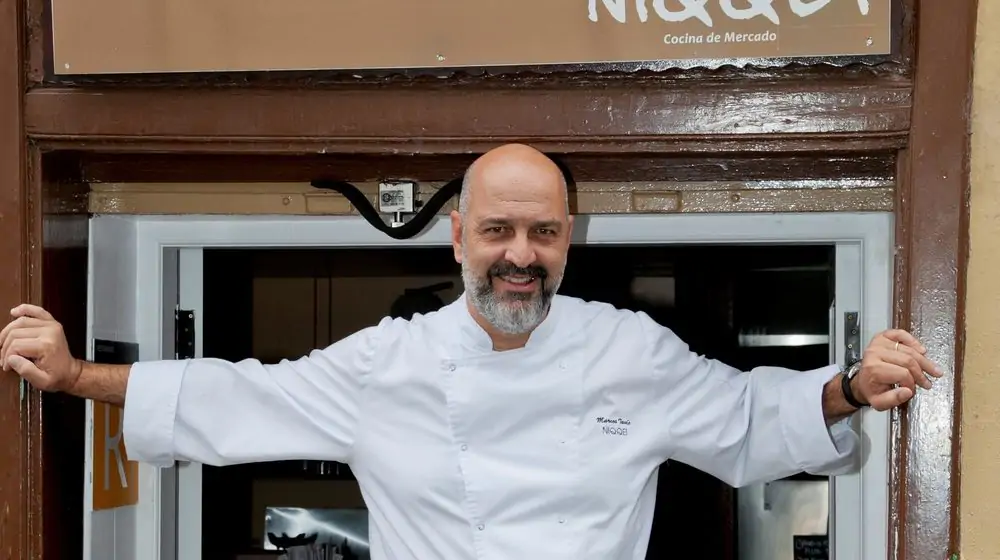 Marcos Tavío, un guanche en la cocina