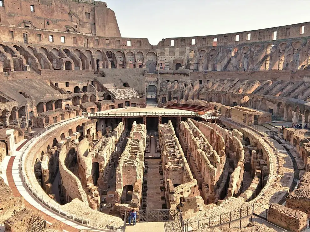 En las entrañas del Coliseo