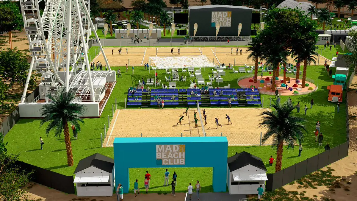 MadBeach Club, un espacio con actividades deportivas y musicales