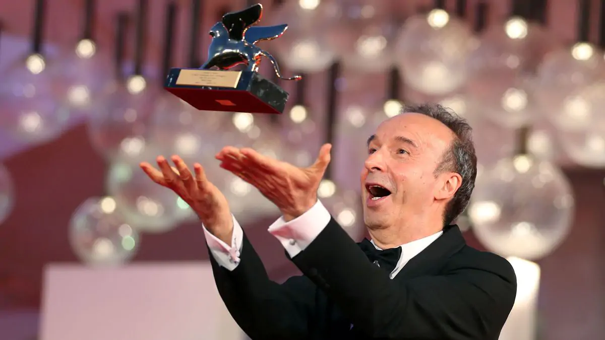 Jane Campion entrega a Benigni el León de Oro de honor: «Eres un milagro»