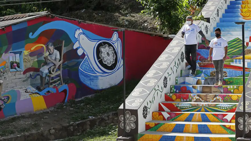 Usiacurí, un colorido lienzo a cielo abierto en el caribe colombiano