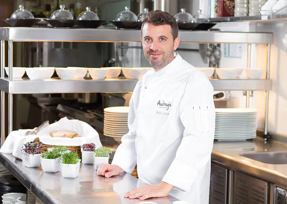 El chef Rafa Soler del restaurante Audrey’s, elegido mejor cocinero de 2020