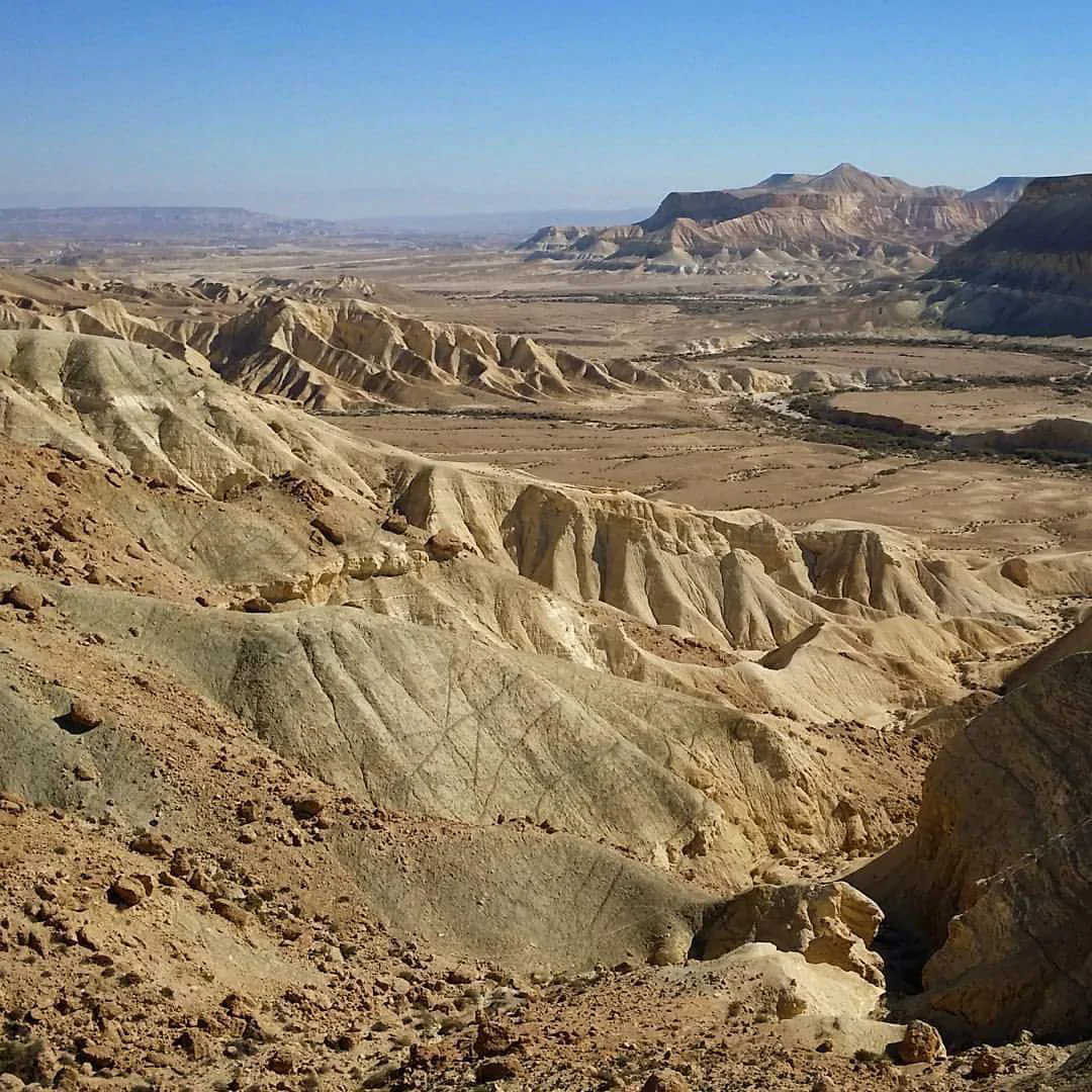 El paisaje marciano del desierto del Néguev