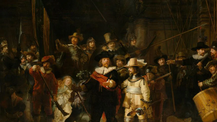 Un boceto oculto detrás de la Ronda de Noche, la génesis de un Rembrandt