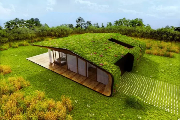 La nueva casa prefabricada de madera hecha en España que se camufla con el paisaje