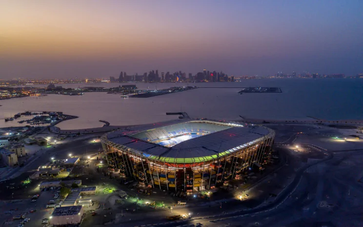 El primer estadio de fútbol desmontable y transportable del mundo