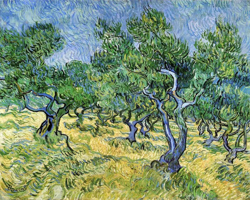Van Gogh y su abducción por los olivares que rodeaban su psiquiátrico