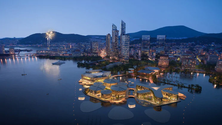 Oceanix Busan: así será la primera ciudad flotante y sostenible del mundo