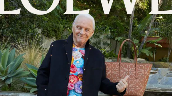 Anthony Hopkins, imagen de la firma Loewe