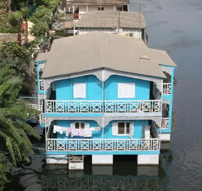 Las míticas casas flotantes del Nilo