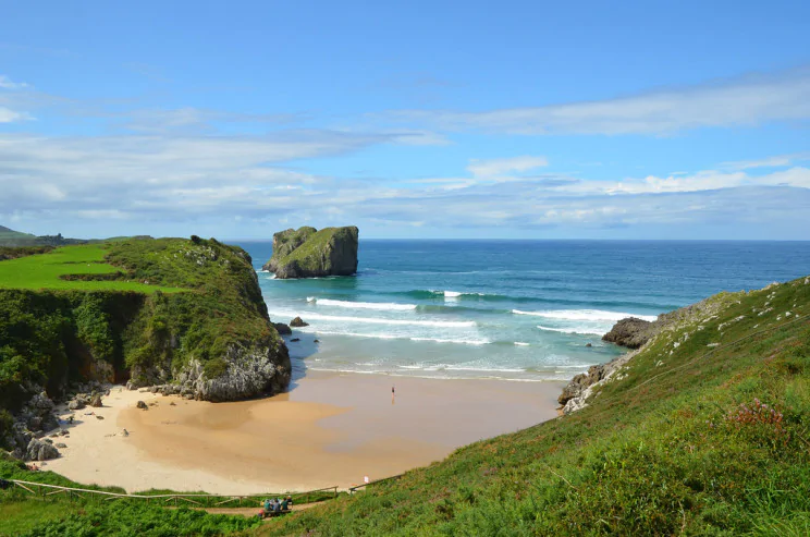 Las paradisíacas playas de Celorio