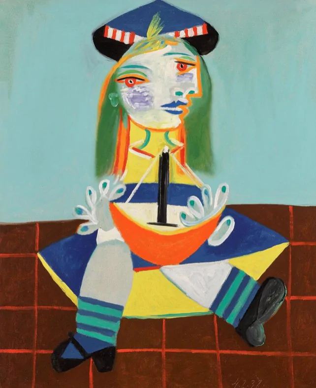 Un retrato de Picasso a su hija Maya se subasta en Londres con un precio estimado de 15 millones de dólares