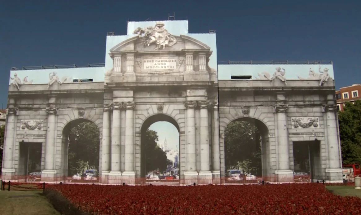 Los trabajos en la Puerta de Alcalá de Madrid culminarán en «poco tiempo» tras llevar más de lo esperado por su estado