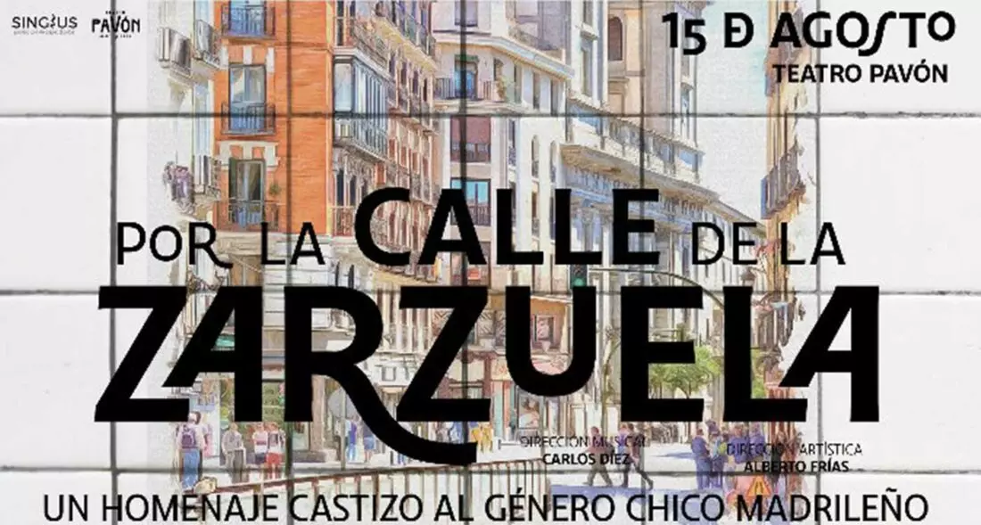 El Teatro Pavón se sumará a la celebración de La Paloma en Madrid con un homenaje a la zarzuela el 15 de agosto