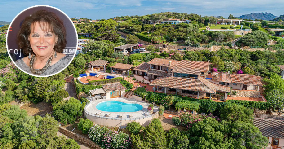 Se vende por 15 millones la antigua villa con piscina de Claudia Cardinale en Cerdeña