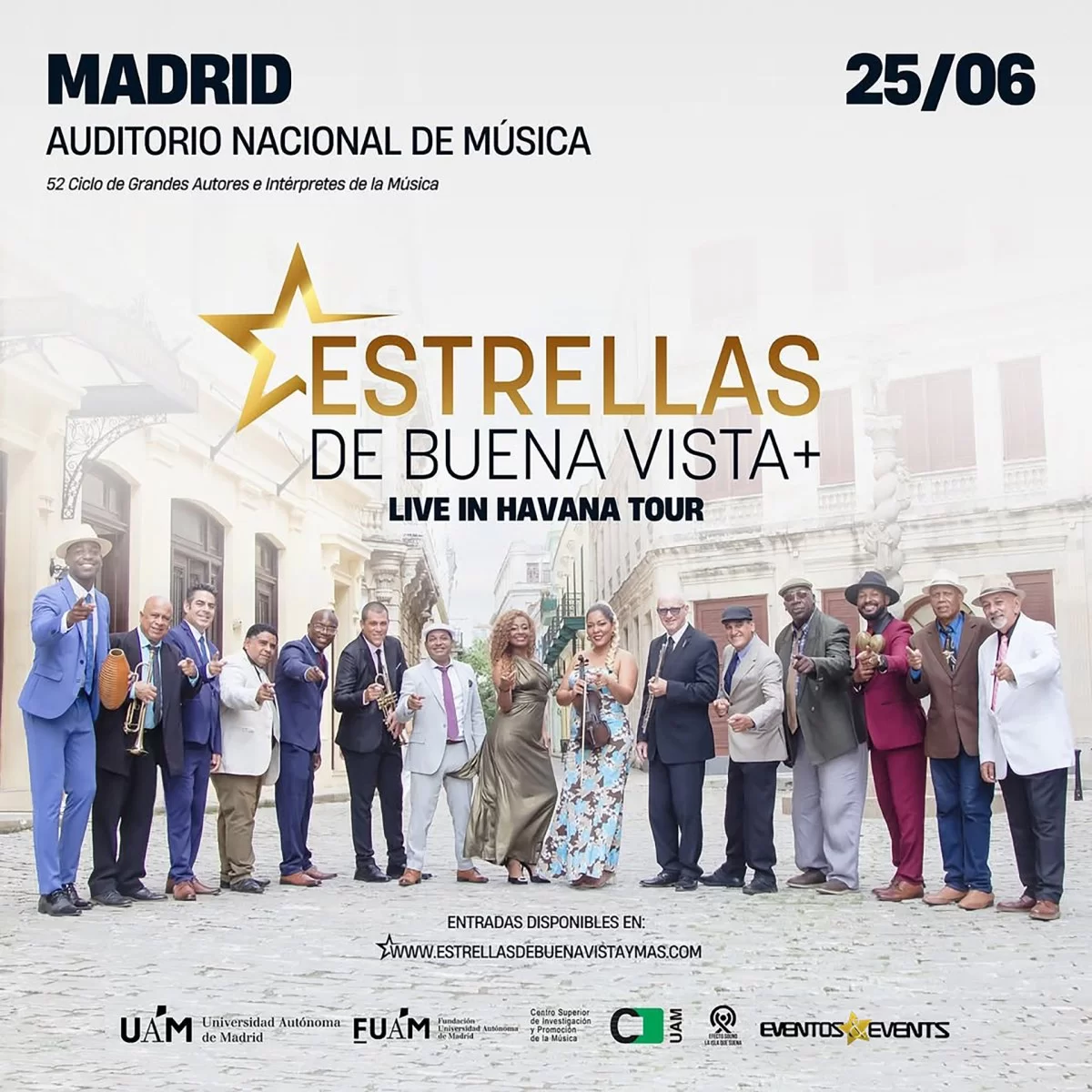 El Son Cubano llega al Auditorio Nacional con Estrellas de Buena Vista y Más