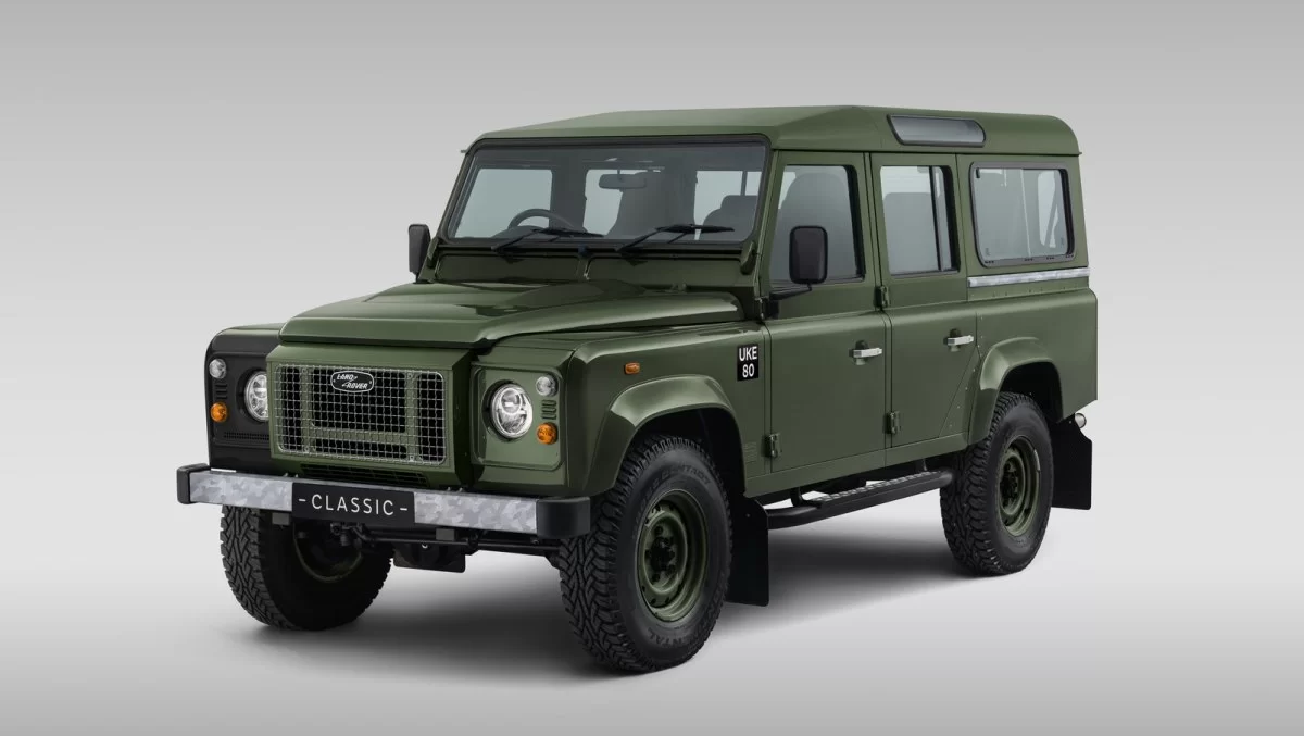 El Land Rover de Winston Churchil, sirve de inspiración para una edición limitada del Classic Defender V8