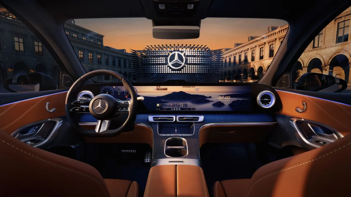 El interior del nuevo Mercedes-Benz GLC eléctrico, que se presenta en el IAA Mobility, consigue una experiencia excepcional, impulsada por el sistema operativo MB.OS