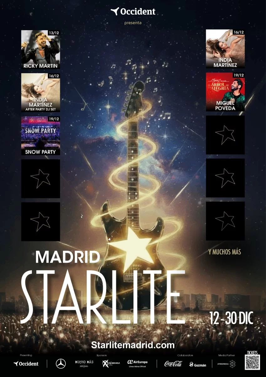 RICKY MARTIN E INDIA MARTÍNEZ SE UNEN AL CARTEL DE ESTRELLAS DE STARLITE MADRID